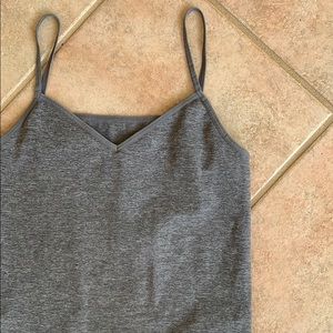 Halogen | Seamless Two-Way Grey Camisole
